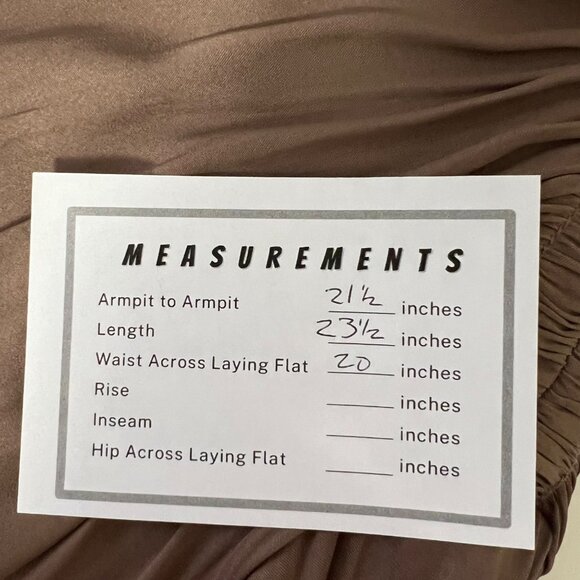 Evereve Allison Joy Womens Piper One Shoulder Blouse Mocha Brown Satin size M - Picture 14 of 14